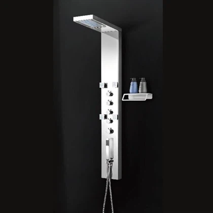 Panel Pancuran Keluli Tahan Karat Cermin