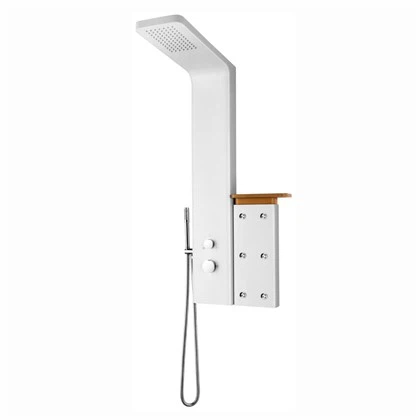 Adakah tiang pancuran aluminium dilengkapi dengan injap termostatik?